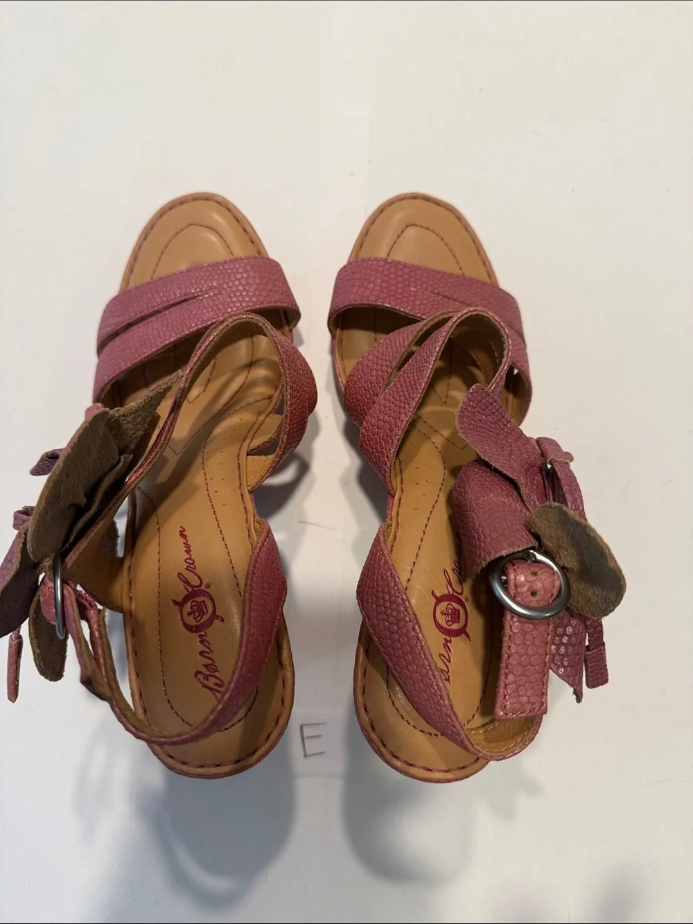 Born Mauve Textured Strappy Slingback Heels